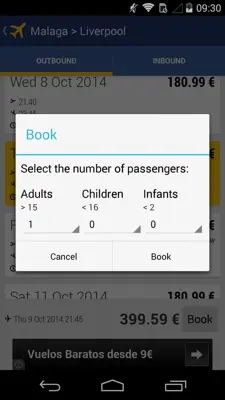 Ryanair Offers - Find and Book android App screenshot 1